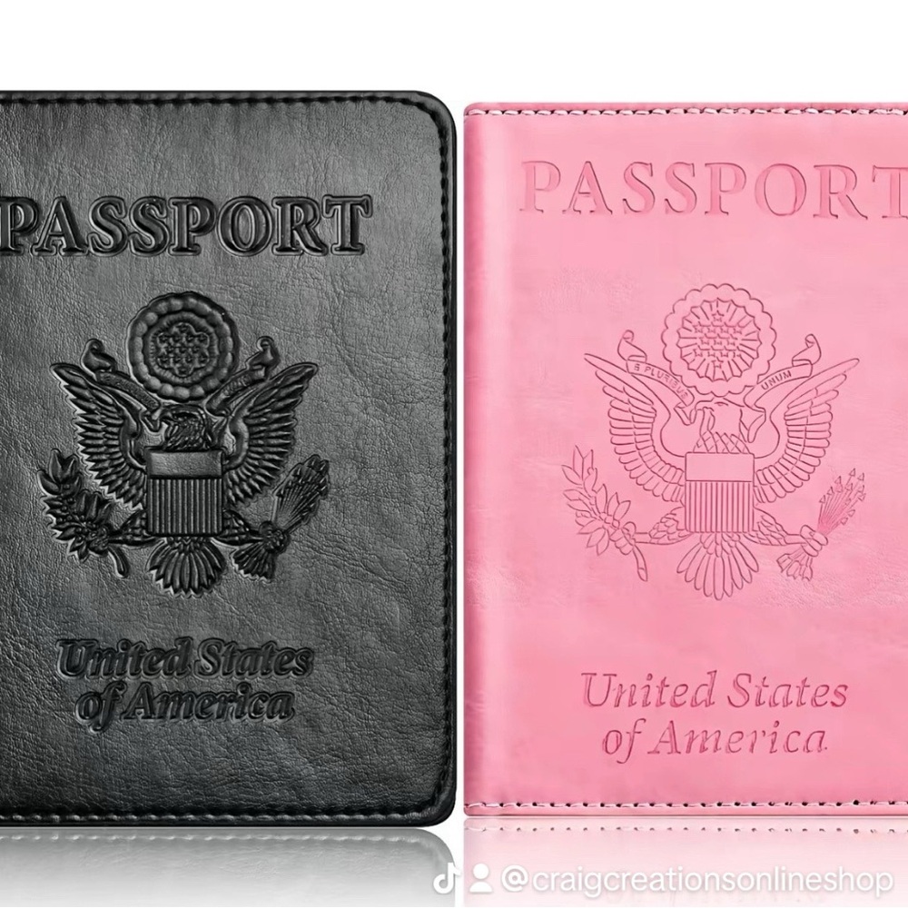Pink Passport Covers - 1 Piece Included